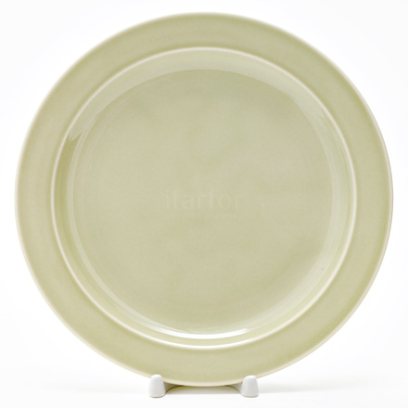 Тарелка мелкая Акварель (бежевый)