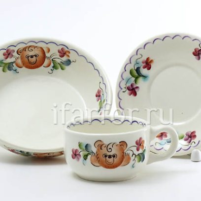 Набор детский Малышка (мишка) 1/3