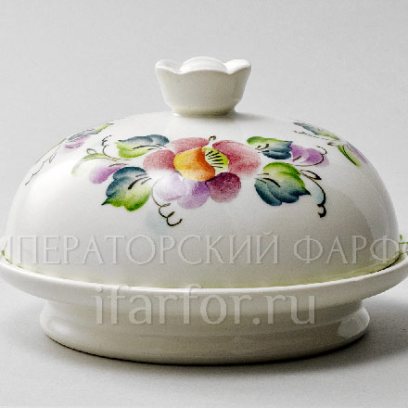 Тарелка с крышкой Настроение (цветы)