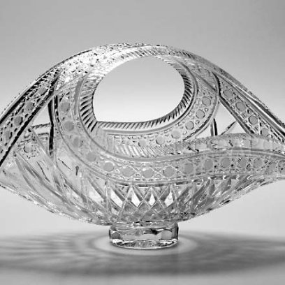 Ваза для стола «Золушка» Форма: Большая. Хрусталь. 358 x 212 мм.
