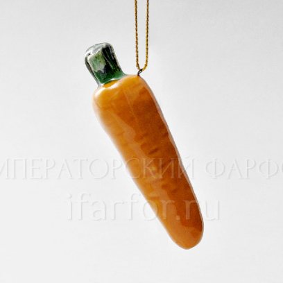 Елочная игрушка «Морковь мини»