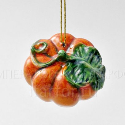 Елочная игрушка Тыква мини