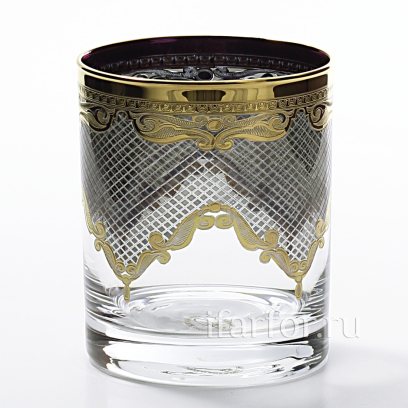 Набор стаканов для виски «Вуаль черная» 6/6