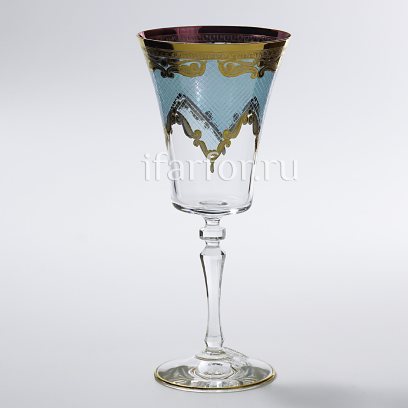 Набор бокалов для красного вина «Вуаль голубая» 6/6