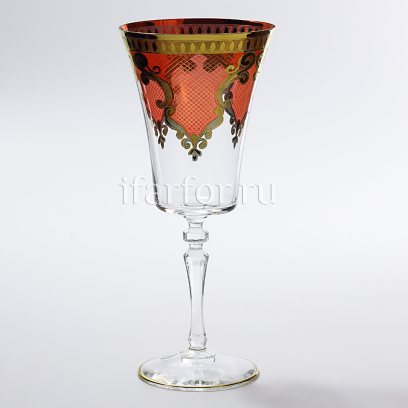 Набор бокалов для красного вина «Шёлк красный» 6/6