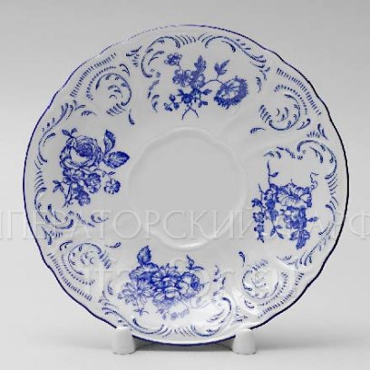 Блюдце чайное Бернадотт Синие розы Бернадотт