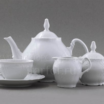Сервиз чайный Бернадотт Недекорированный 6/17 Бернадотт