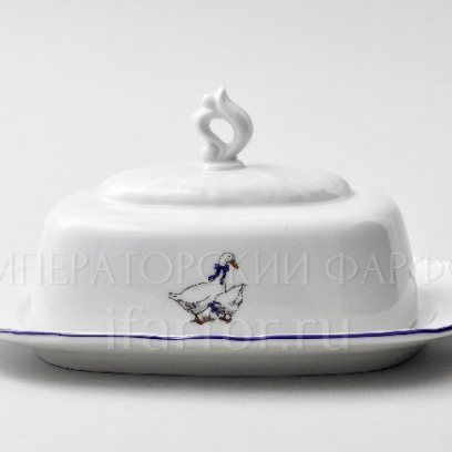 Масленка и крышка Констанция Гуси Констанция