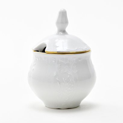 Горчичница «Бернадотт Белый узор»