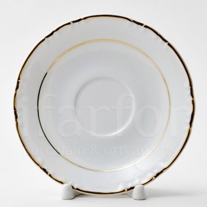 Блюдце чайное «Констанция Отводка золото»