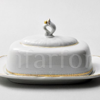 Масленка и крышка «Констанция Отводка золото»