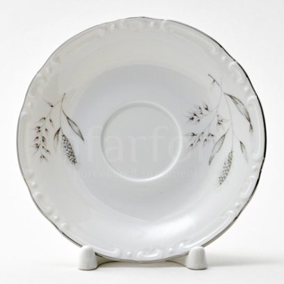 Блюдце кофейное «Серебряные колосья»