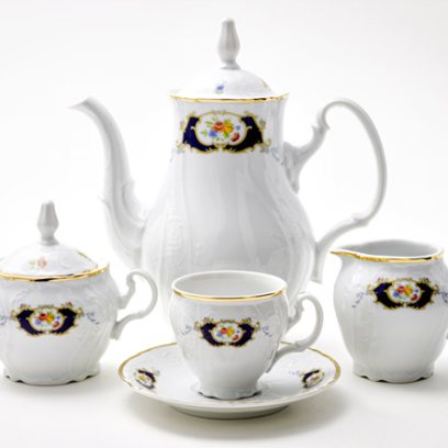 Сервиз кофейный Бернадотт Синий глаз 6/17 Бернадотт