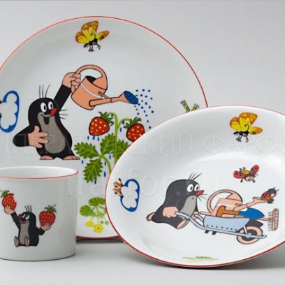 Комплект детский в подарочной коробке Крот-садовник 1/3 THUN