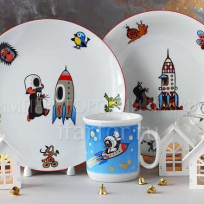 Комплект детский в подарочной коробке Крот и ракета 1/3 THUN