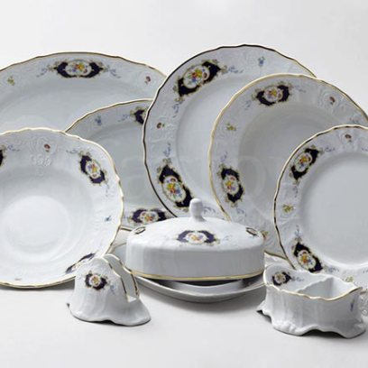 Сервиз столовый Бернадотт Синий глаз 6/25 Бернадотт