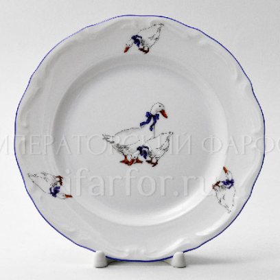 Тарелка десертная «Гуси»