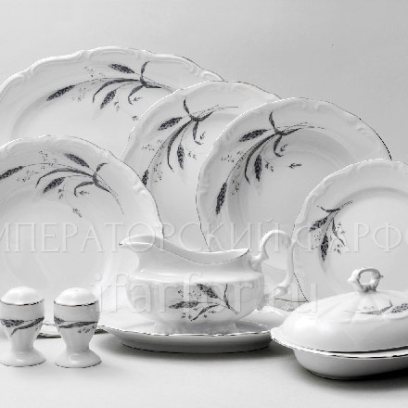 Сервиз столовый «Серебряные колосья» 6/25