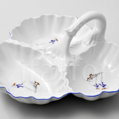 Менажница 3-х секционная Гуси Repik