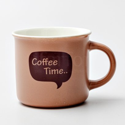 Кружка «Coffee Time розовая» Форма: Royal Classics. Керамика. 400 мл.