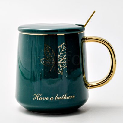 Кружка с крышкой и ложкой «Have a futhure»