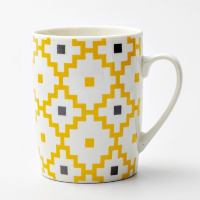 Кружка «Желтый орнамент»
