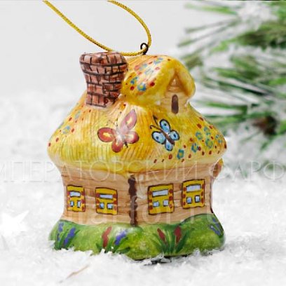 Елочная игрушка «Избушка»