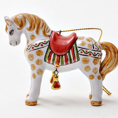 Елочная игрушка «Лошадка»