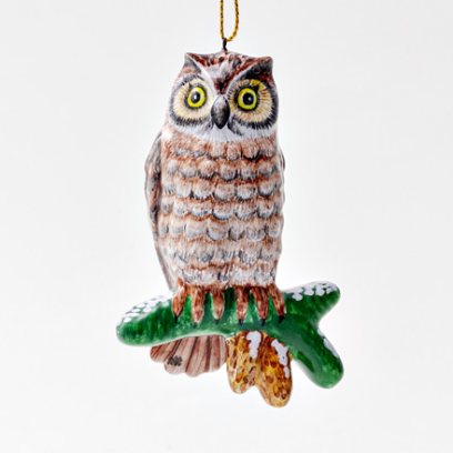 Елочная игрушка Филин