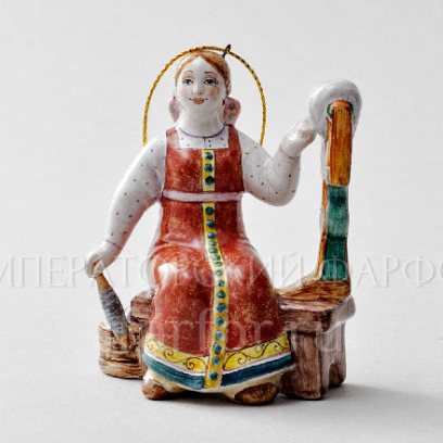 Елочная игрушка Пряха