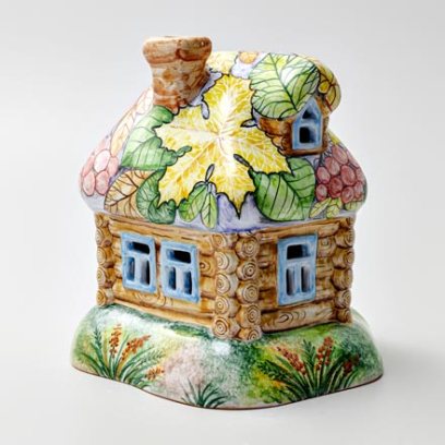 Подсвечник Избушка. Осень Избушка