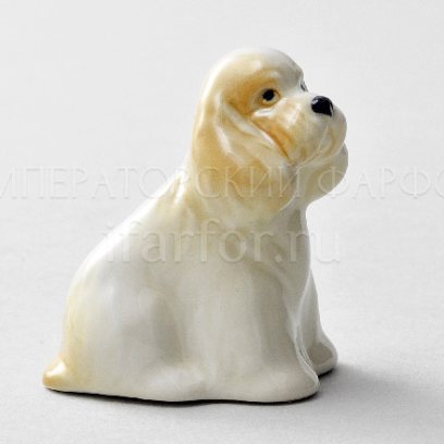 Скульптура «Щенок спаниеля»