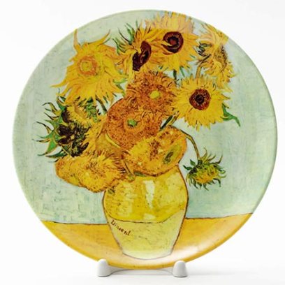 Декоративная тарелка «Подсолнухи»