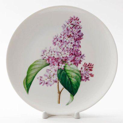 Декоративная тарелка Сирень