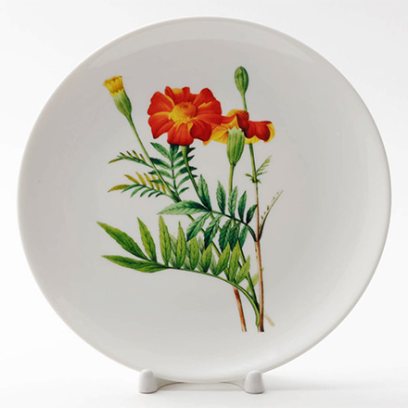 Декоративная тарелка Бархатцы