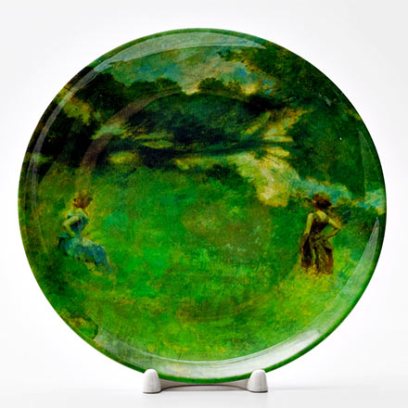 Декоративная тарелка Отшельник-дрозд