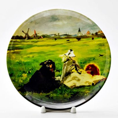 Декоративная тарелка Ласточки