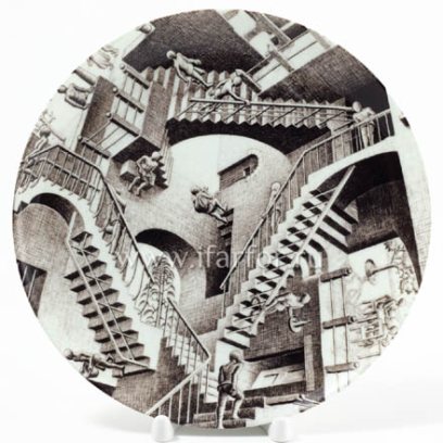 Декоративная тарелка Относительность