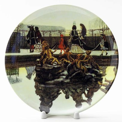 Декоративная тарелка Прогулка короля