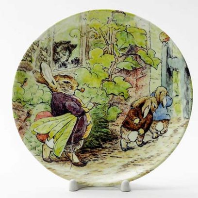 Декоративная тарелка Провинившиеся кролики