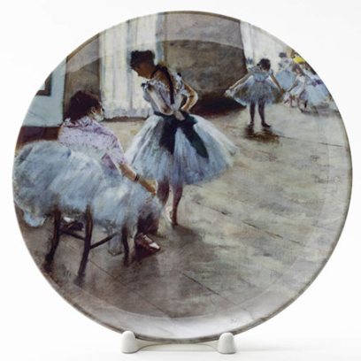 Декоративная тарелка Урок танцев