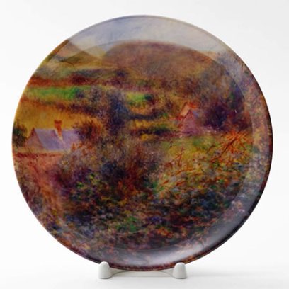 Декоративная тарелка Сад