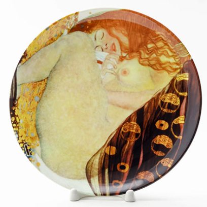 Декоративная тарелка Даная