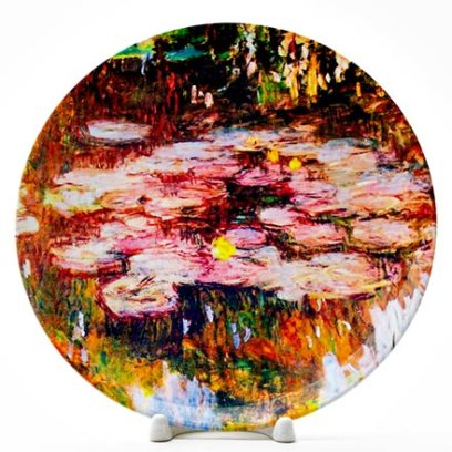 Декоративная тарелка Кувшинки