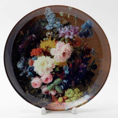 Декоративная тарелка «Натюрморт с цветами 2»