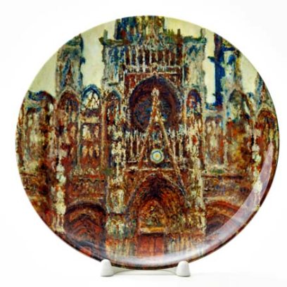 Декоративная тарелка Руанский собор 2