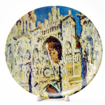 Декоративная тарелка Руанский собор 4