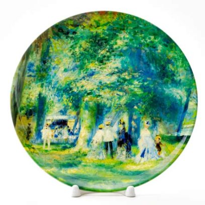Декоративная тарелка В парке Сент-Клауд