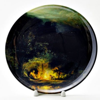 Декоративная тарелка Отдых на пути в Египет