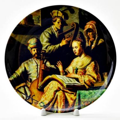 Декоративная тарелка Аллегория музыки